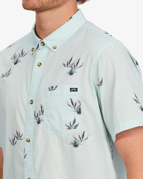 Billabong Sundays Mini Corta Sleeve Shirt Seamist | UBNDAX431