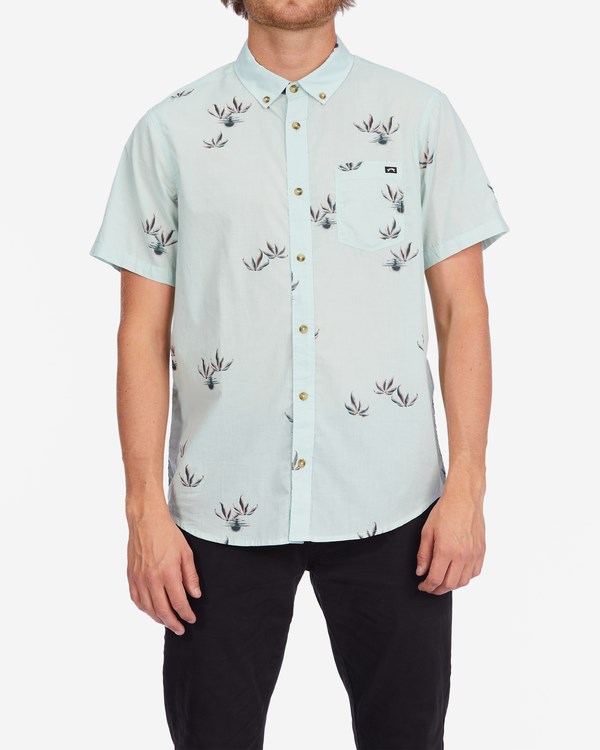 Billabong Sundays Mini Corta Sleeve Shirt Seamist | UBNDAX431