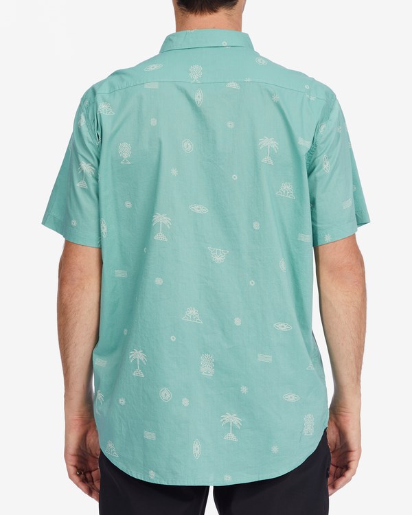 Billabong Sundays Mini Corta Sleeve Shirt Verde | VWDQHE960