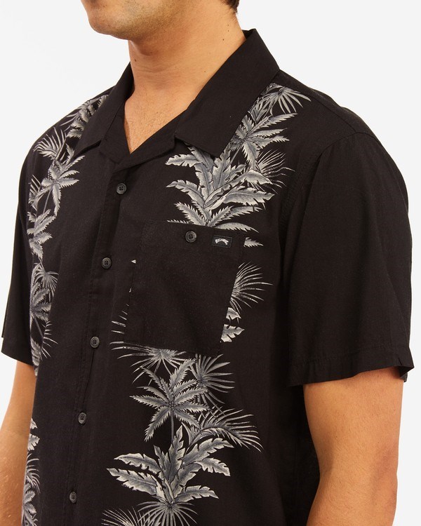 Billabong Sundays Vacay Corta Sleeve Shirt Stealth | CZPBVS023