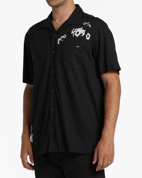 Billabong Sundays Vacay Corta Sleeve Shirt Negras Blancas | IEPQYW487