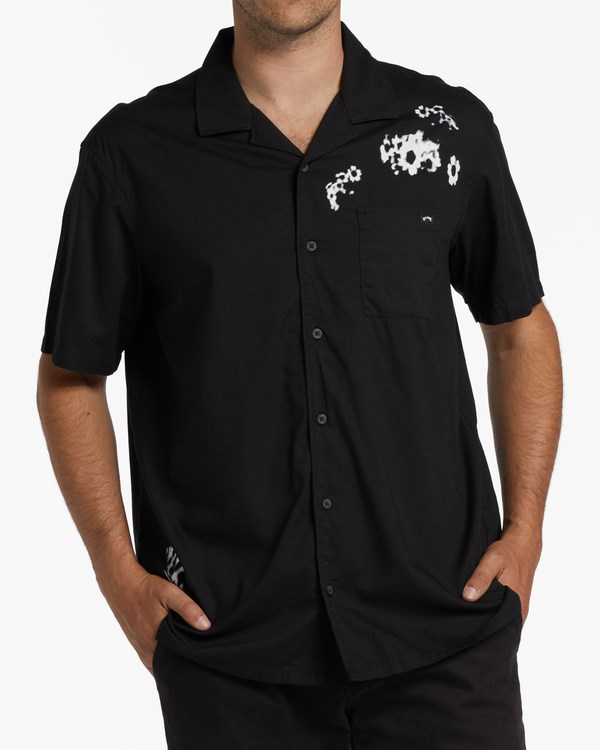 Billabong Sundays Vacay Corta Sleeve Shirt Negras Blancas | IEPQYW487