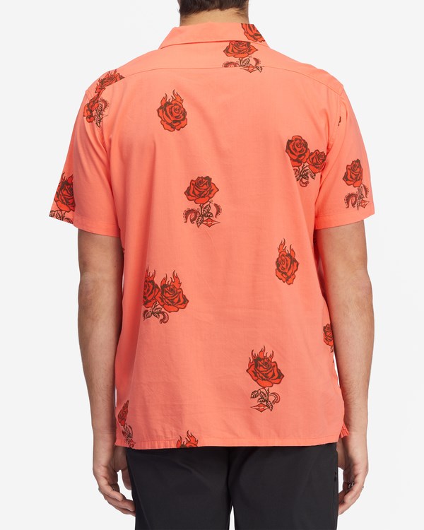 Billabong Sundays Vacay Corta Sleeve Shirt Rojas | PHZENJ810