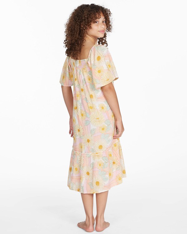 Billabong Sunflower Midi Vestido Pineapple | YAPRDS396