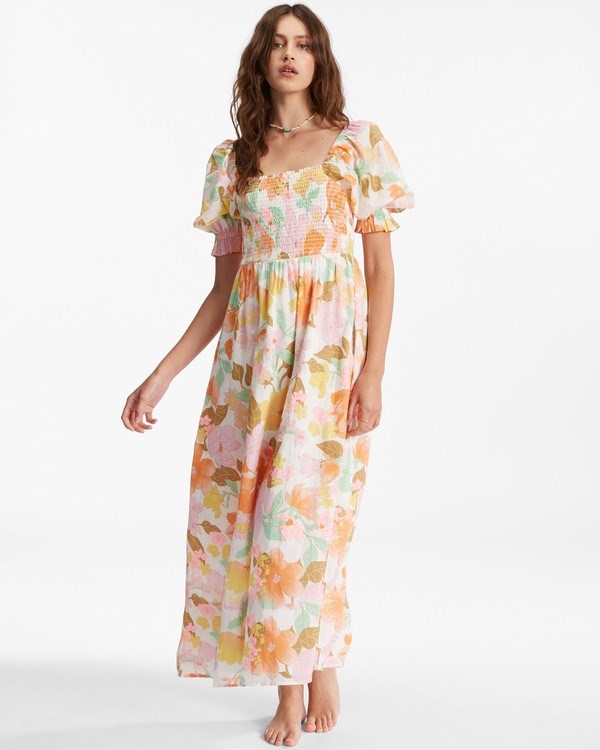 Billabong Super Sweet Maxi Vestido Multi | OLJZHD632