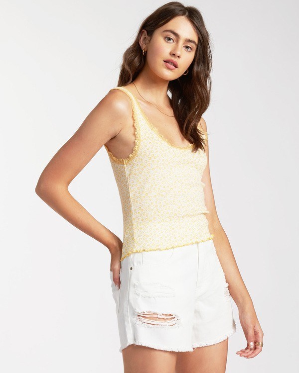 Billabong Sweet Days Tank Top Golden Hour | DZUSNR958