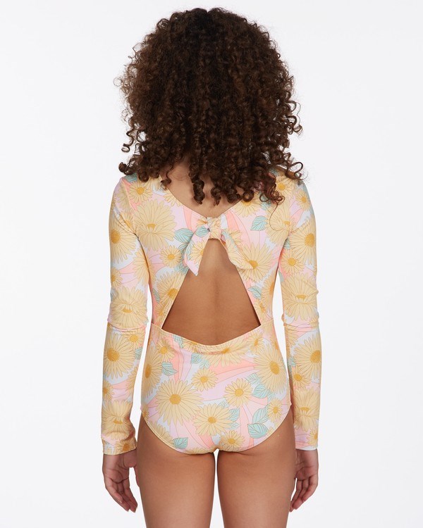 Billabong Sweet Sunset Long Sleeve Swimsuit Multi | WFCIYU036