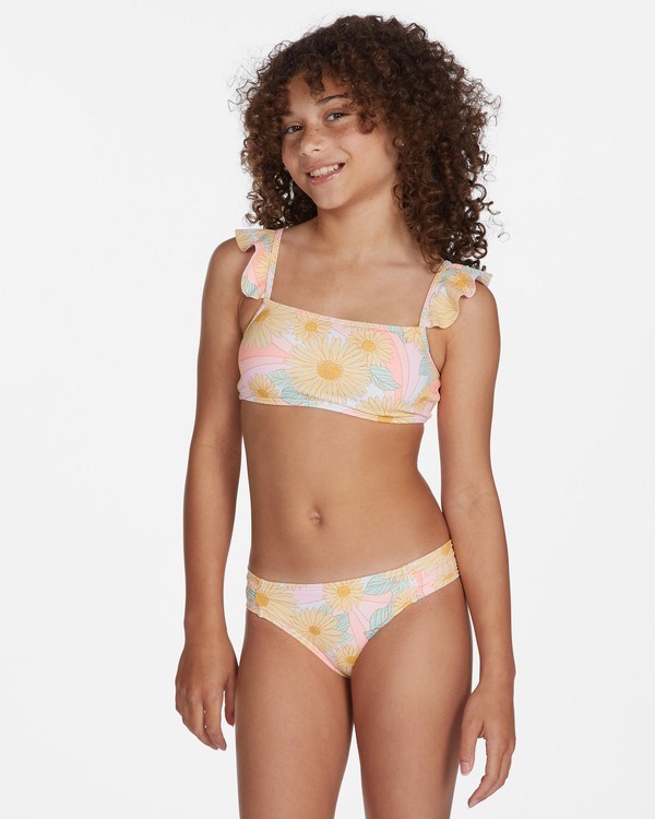 Billabong Sweet Sunset Ruffle Top Bikini Set Multi | IAPYCB152