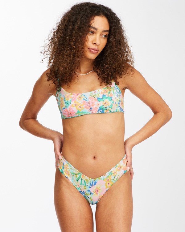 Billabong Sweet Tropics Flaco Mini Reversible Bikini Top Multi | ERAPCB391