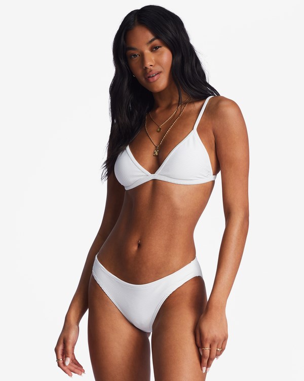 Billabong Tanlines Ceci Triangle Bikini Top Blancas | KRMQSI964