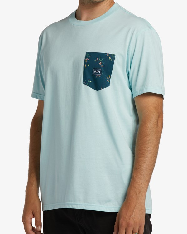 Billabong Team Pocket T-Shirt Coastal | OHQUEK257