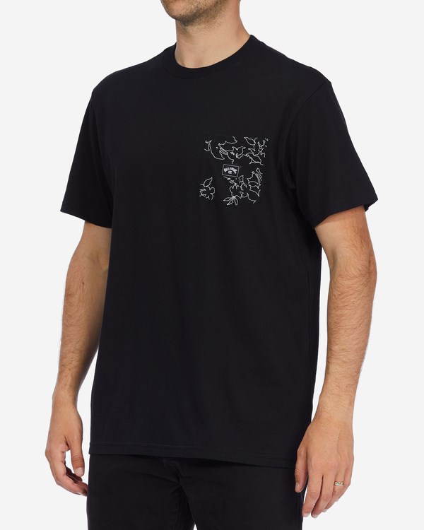 Billabong Team Pocket T-Shirt Negras | BMHCRI062