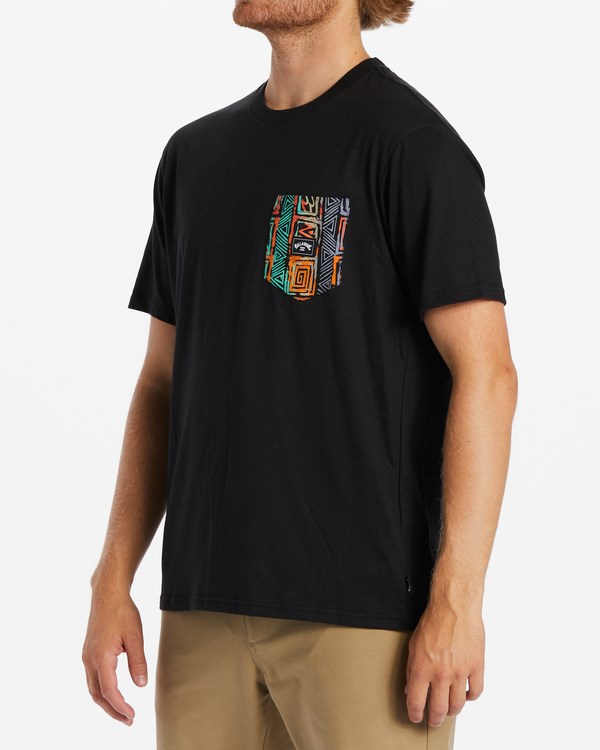 Billabong Team Pocket T-Shirt Negras | MKLGOF927