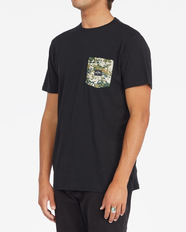 Billabong Team Pocket T-Shirt Negras | WNVQGX052