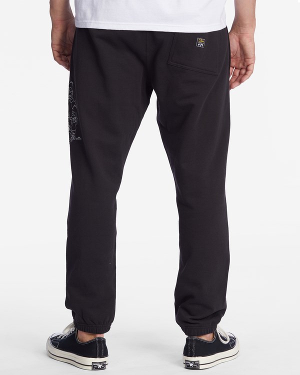 Billabong The Simpsons Family Keyline Sweatpants Negras | TQPKNM358