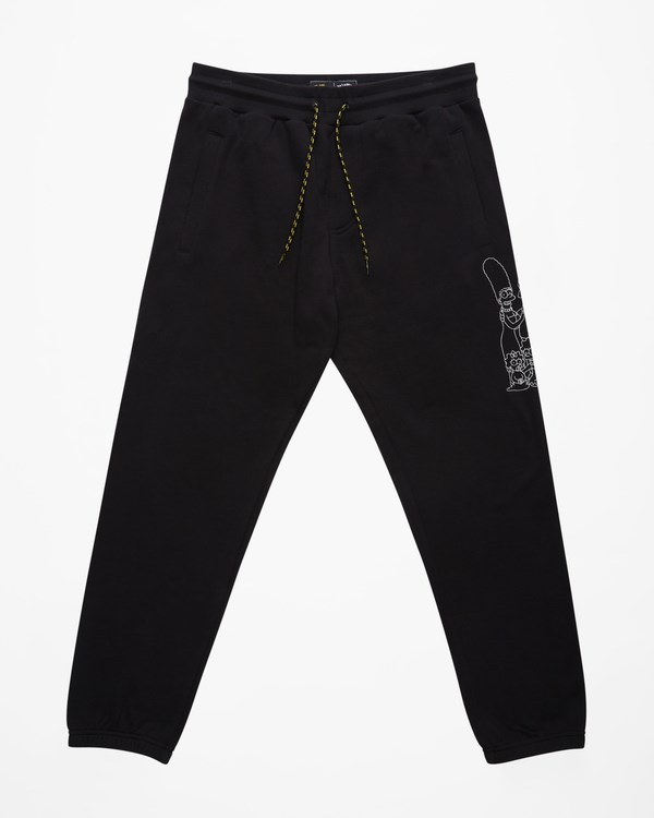 Billabong The Simpsons Family Keyline Sweatpants Negras | TQPKNM358