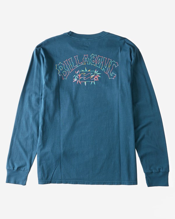 Billabong Theme Arch Long Sleeve T-Shirt Azul Marino | YDPTUR061