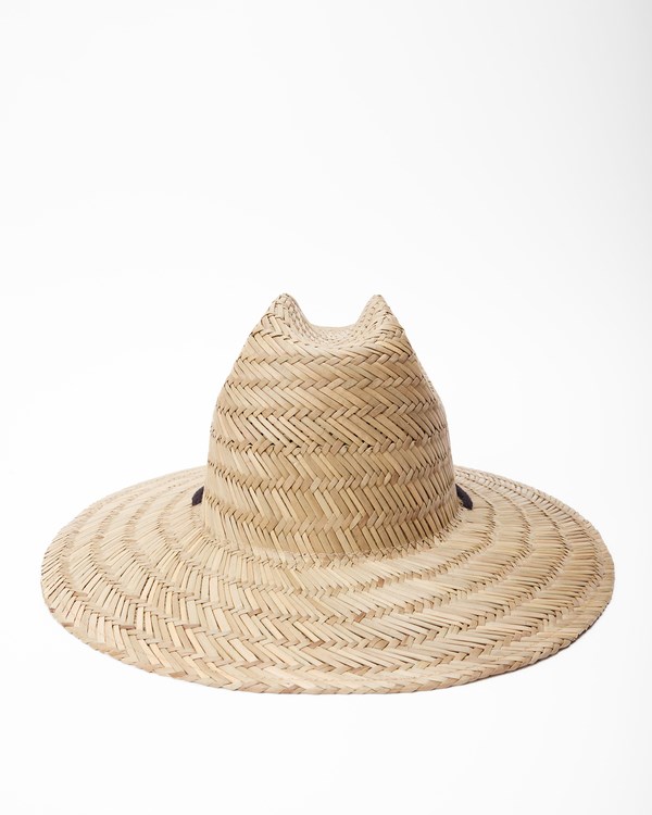 Billabong Tides California Straw Lifeguard Hat Blancas | VIYZQU758