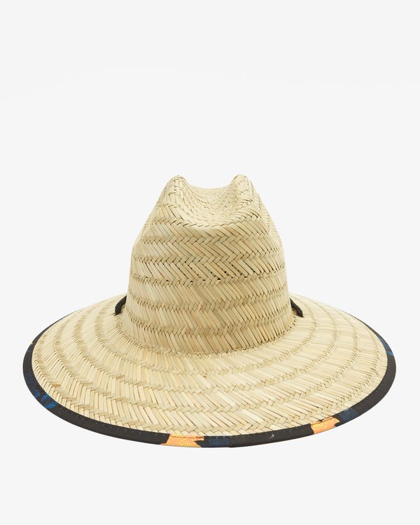 Billabong Tides Print Straw Lifeguard Hat Neon Night | FHNRLJ214