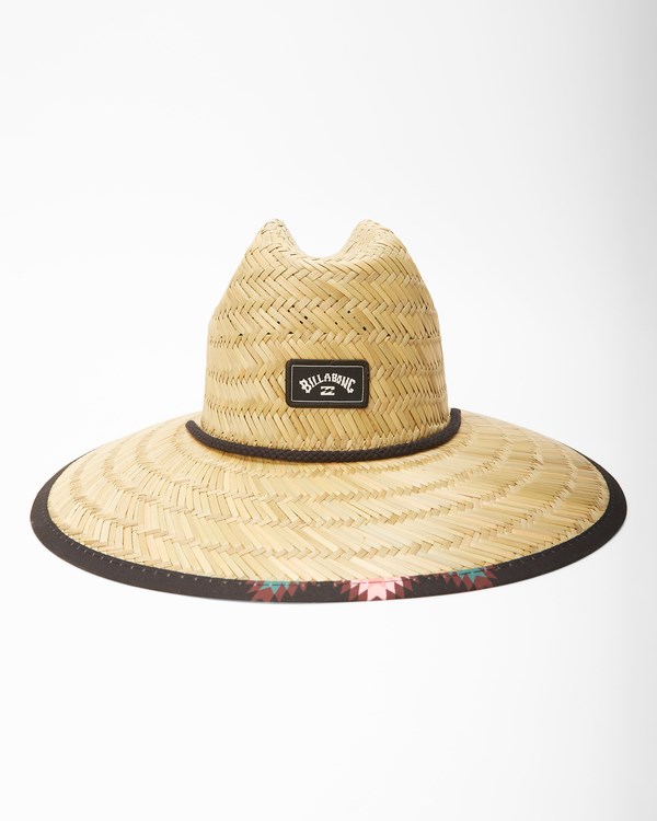 Billabong Tides Print Straw Lifeguard Hat Night | TFSDCK713