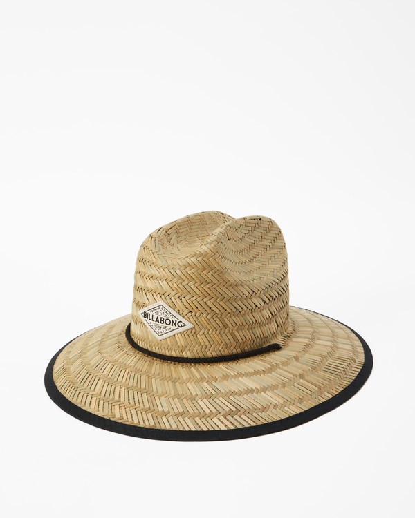 Billabong Tipton Straw Lifeguard Hat Negras | LSABQP962