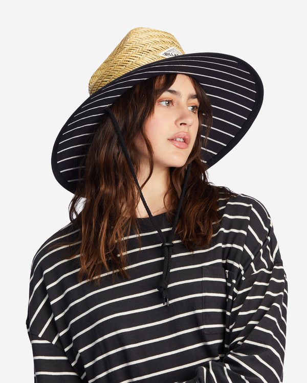 Billabong Tipton Straw Lifeguard Hat Negras | LSABQP962