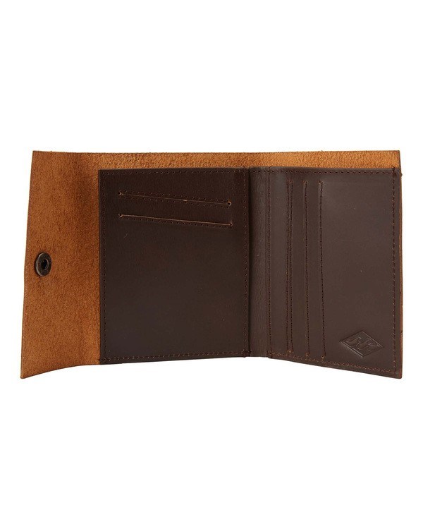 Billabong Tribong Cuero Wallet Chocolate | YMHBLG793