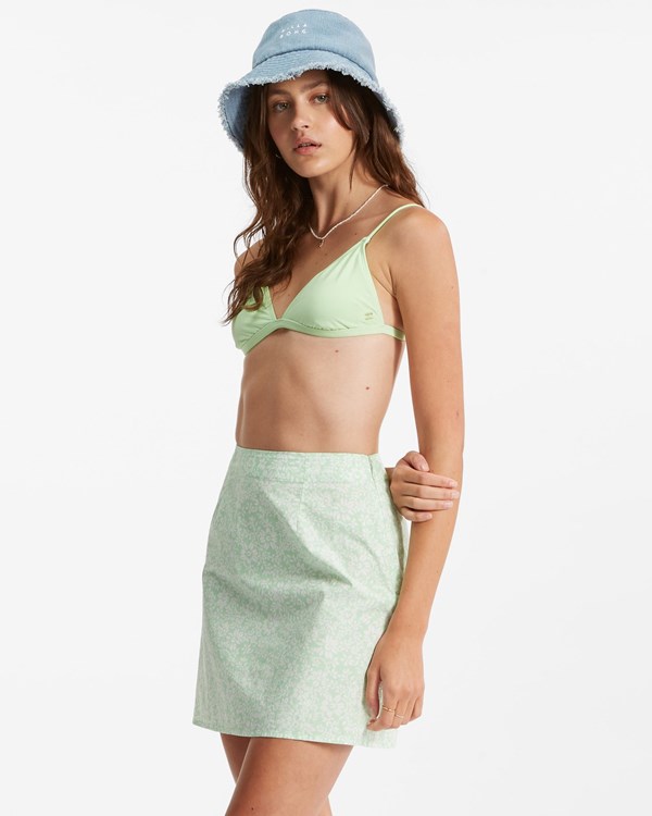 Billabong Tropic Sun Mini Skirt Honey Dew | PRTBDL126