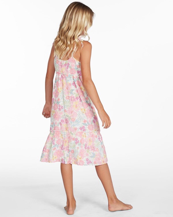 Billabong Tropical Getaway Midi Vestido Salt Crystal | TXQSHA362