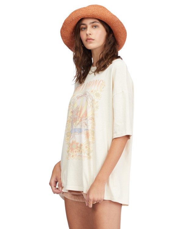 Billabong Under The Sun Boyfriend T-Shirt Blancas | TFQESR602