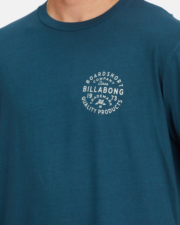 Billabong Union Wave Washed Long Sleeve T-Shirt Azul Marino | OEDISU729