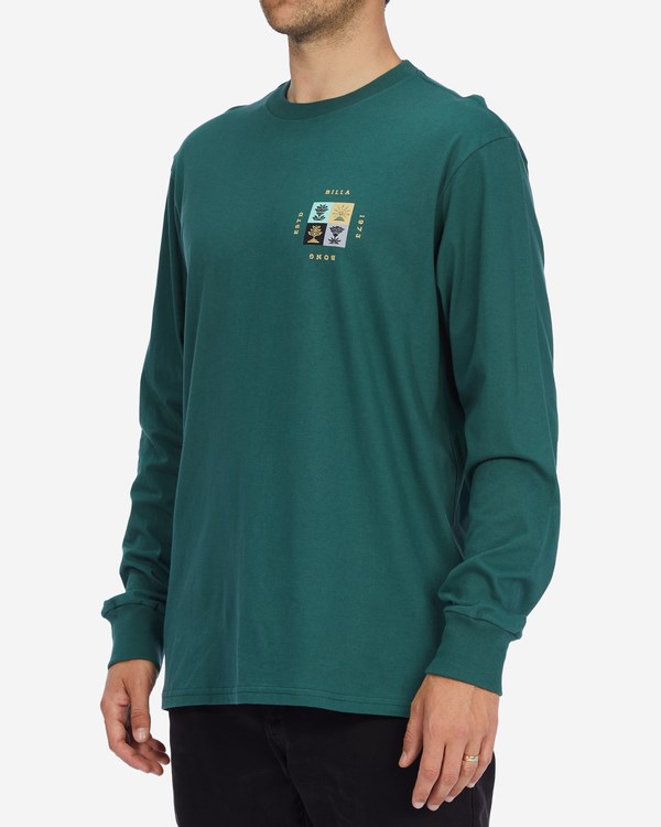 Billabong Unison Long Sleeve T-Shirt Cypress | GNMYAR846