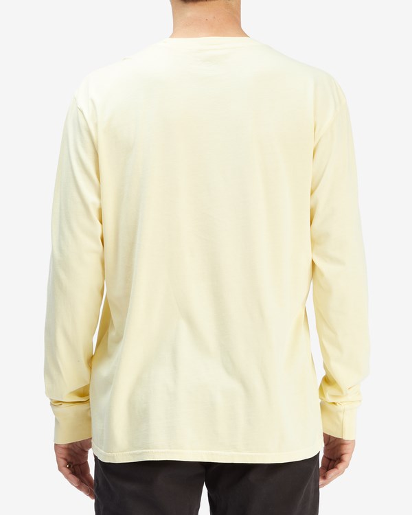 Billabong Vista Wave Washed Long Sleeve T-Shirt Amarillo | LBWQGY378