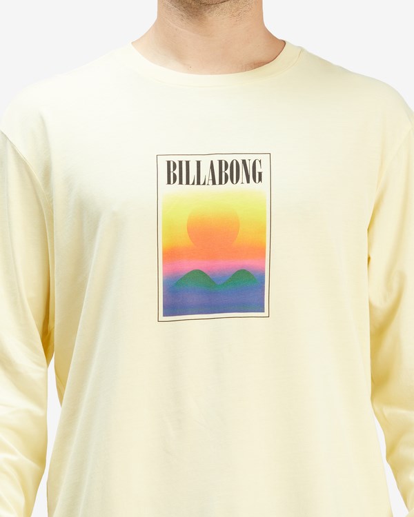 Billabong Vista Wave Washed Long Sleeve T-Shirt Amarillo | LBWQGY378