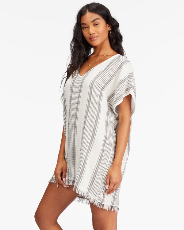 Billabong Walk Away Beach Cover-Up Salt Crystal | AUIKZH345