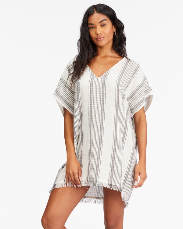 Billabong Walk Away Beach Cover-Up Salt Crystal | AUIKZH345