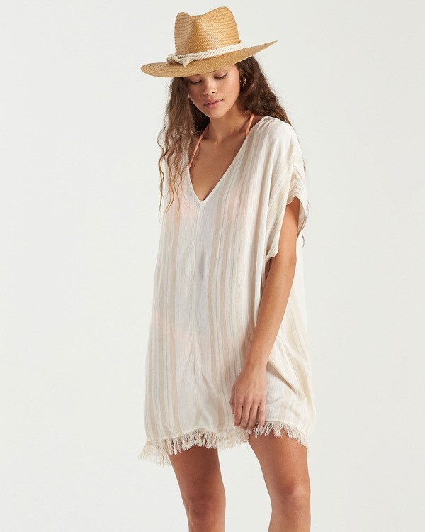 Billabong Walk Away Tunic Top Salt Crystal | MEYRUP138