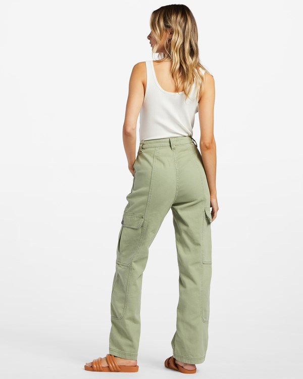 Billabong Wall To Wall Denim Cargo Pants Army | IYVRXO647