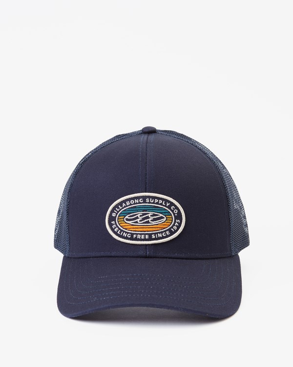 Billabong Walled Trucker Hat Azul Marino | XGYKVP342