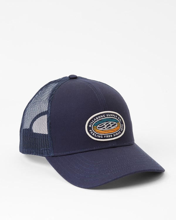 Billabong Walled Trucker Hat Azul Marino | XGYKVP342