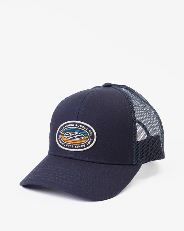 Billabong Walled Trucker Hat Azul Marino | XGYKVP342