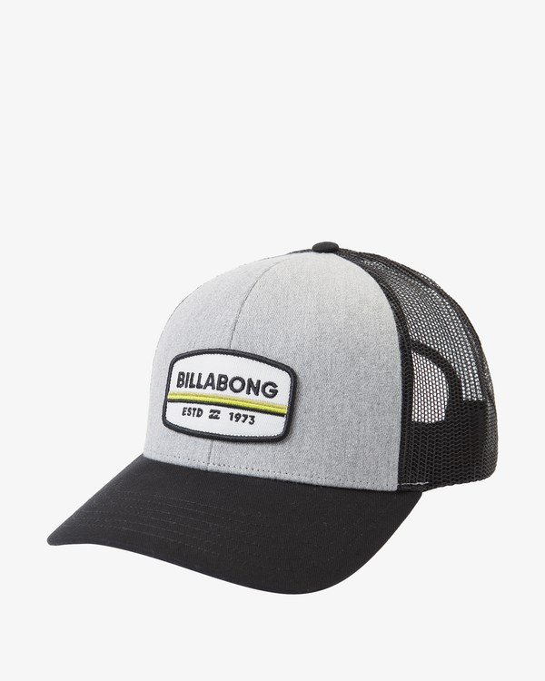 Billabong Walled Trucker Hat Black/Grey | EQDVXW179