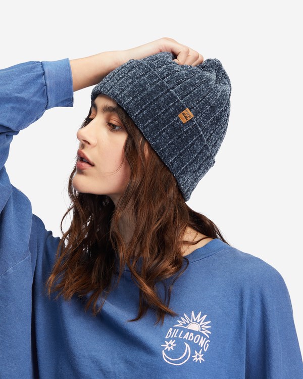 Billabong Warm Up Knit Beanie Azules | DXSPJE537