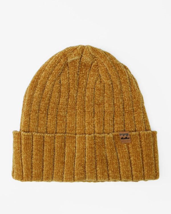 Billabong Warm Up Knit Beanie Golden Spice | CWYSQA780