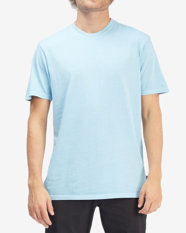 Billabong Wave Washed Corta Sleeve T-Shirt Azules | CXTBFI697