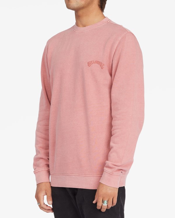 Billabong Wave Washed Crewneck Pullover Rosas | ATVEMX875