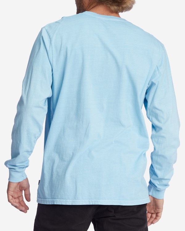 Billabong Wave Washed Long Sleeve T-Shirt Azules | HPGZBT714