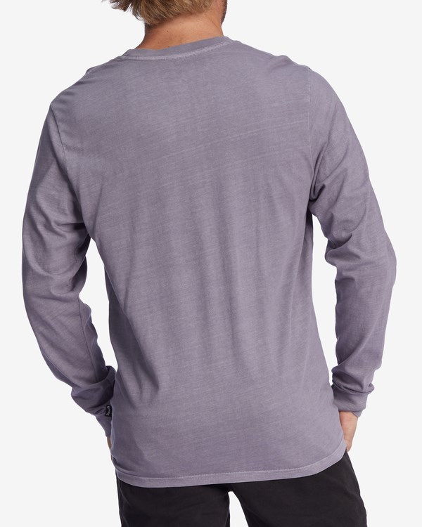 Billabong Wave Washed Long Sleeve T-Shirt Moradas | LWVAKX618