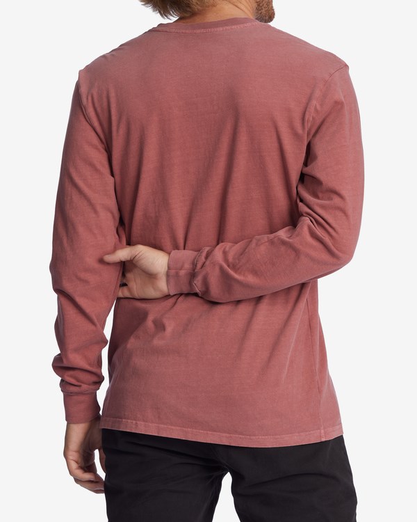 Billabong Wave Washed Long Sleeve T-Shirt Rosas | QVYZXC695