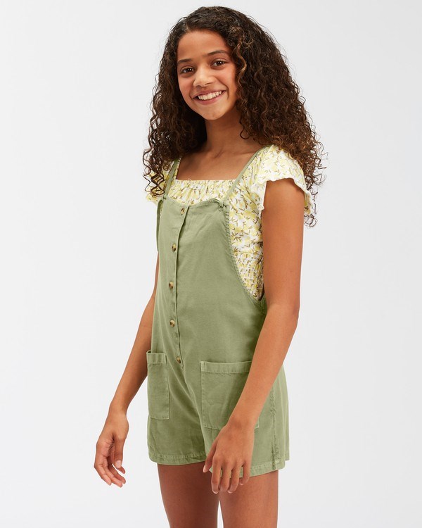 Billabong Wave Watch Jr Romper Avocado | OIRJML829